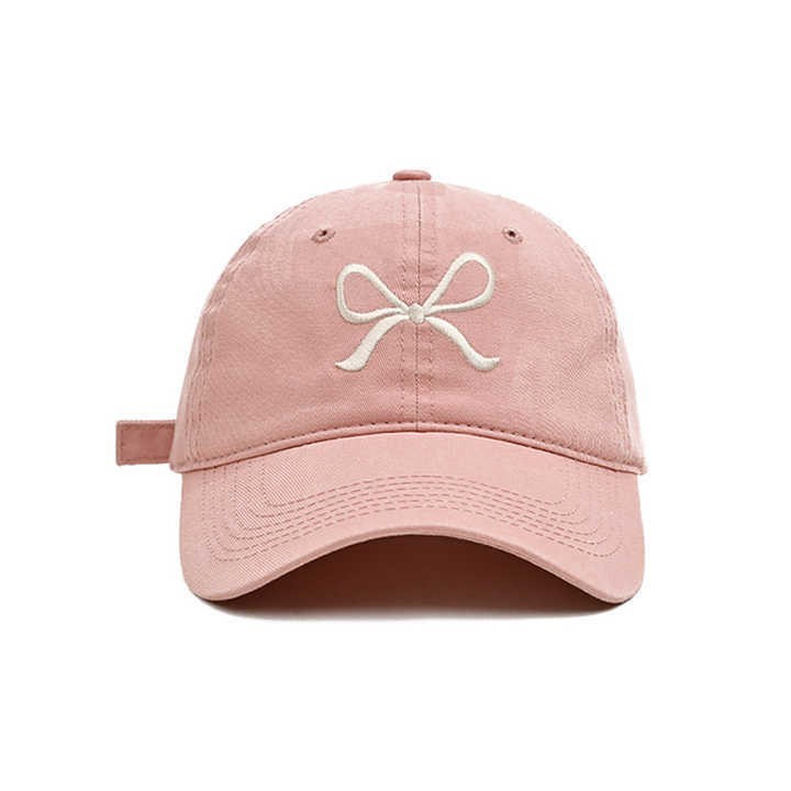 Arco sombrero de béisbol de mujer alta sensación pequeña cabeza bordada algodón blando superior transfronteriza sombrero de lengua de pato personalizado