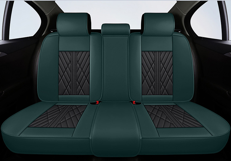 Car Cushion Four Seasons Universal Full Surrounding Special Seat Cover Autumn Breathable Perforated Leather Cartoon Goddess Car Cushion Cover