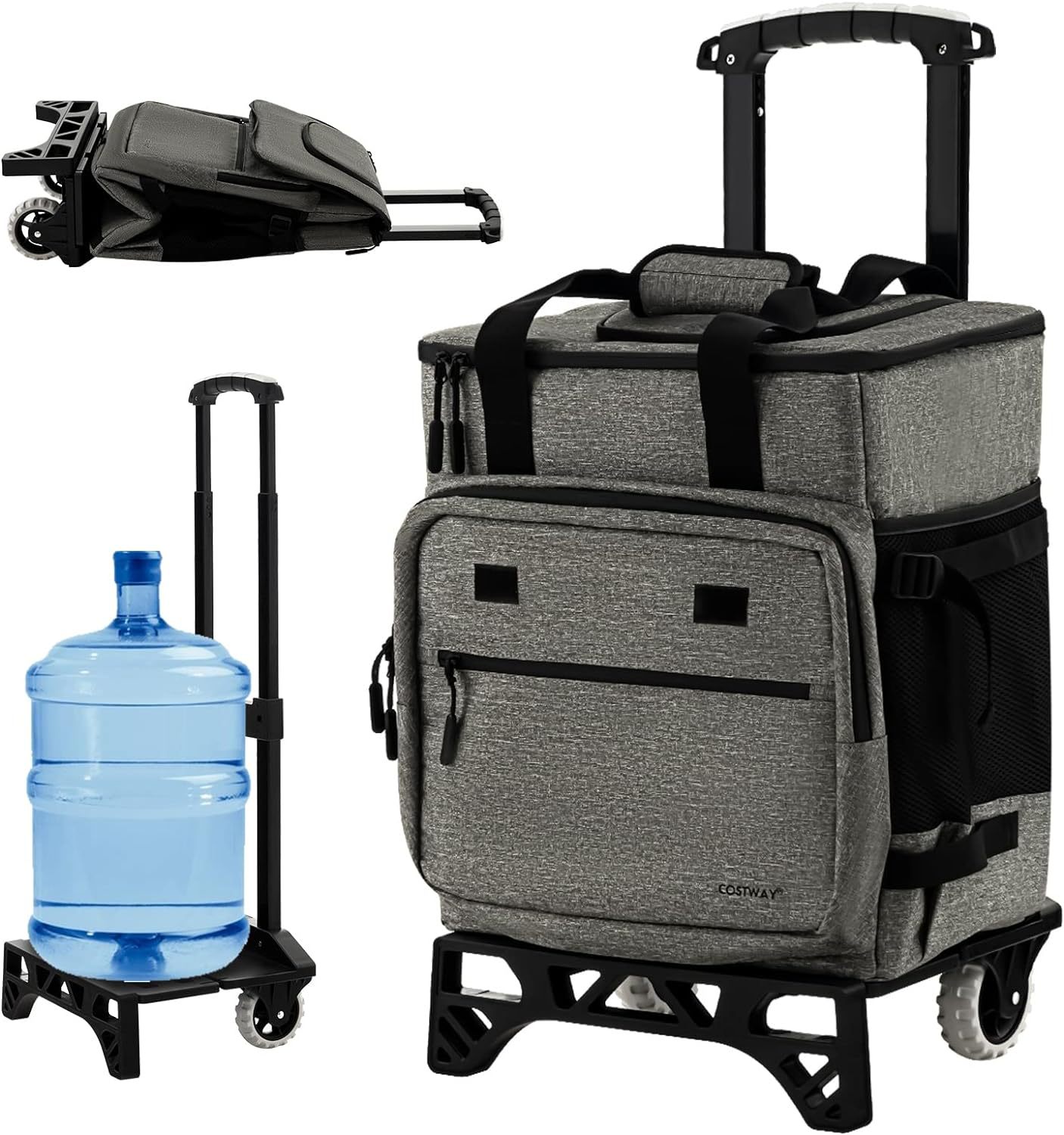 La fuente de la bolsa de hielo de la barra de tracción de la fábrica reduce la carga, bolsa de bebidas frías impermeable y a prueba de fugas, bolsa de aislamiento multifuncional de gran capacidad, color personalizado