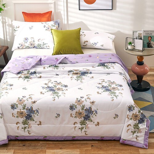 New pure cotton summer quilt wholesale Class A mother and baby air conditioning quilt 100% cotton washable cartoon summer quilt will sell gift quilt