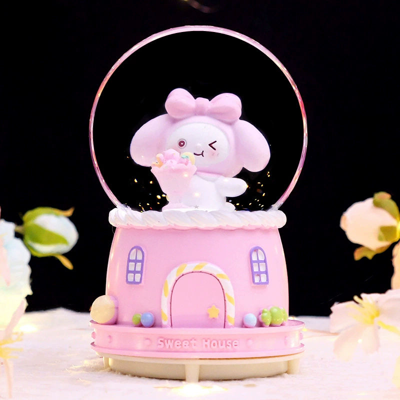Starry sky, music box, rotating night light, new collection
