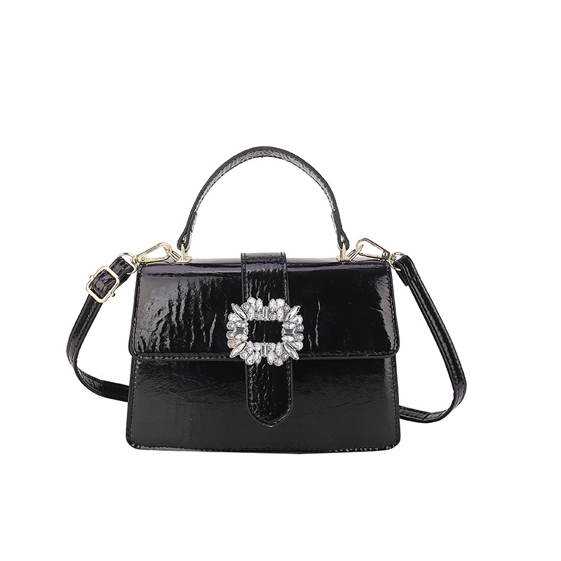 2023 cross-border new fashion niche creative stone pattern stereotyped commuting portable one-shoulder cross-body women's small square bag_voghion.com