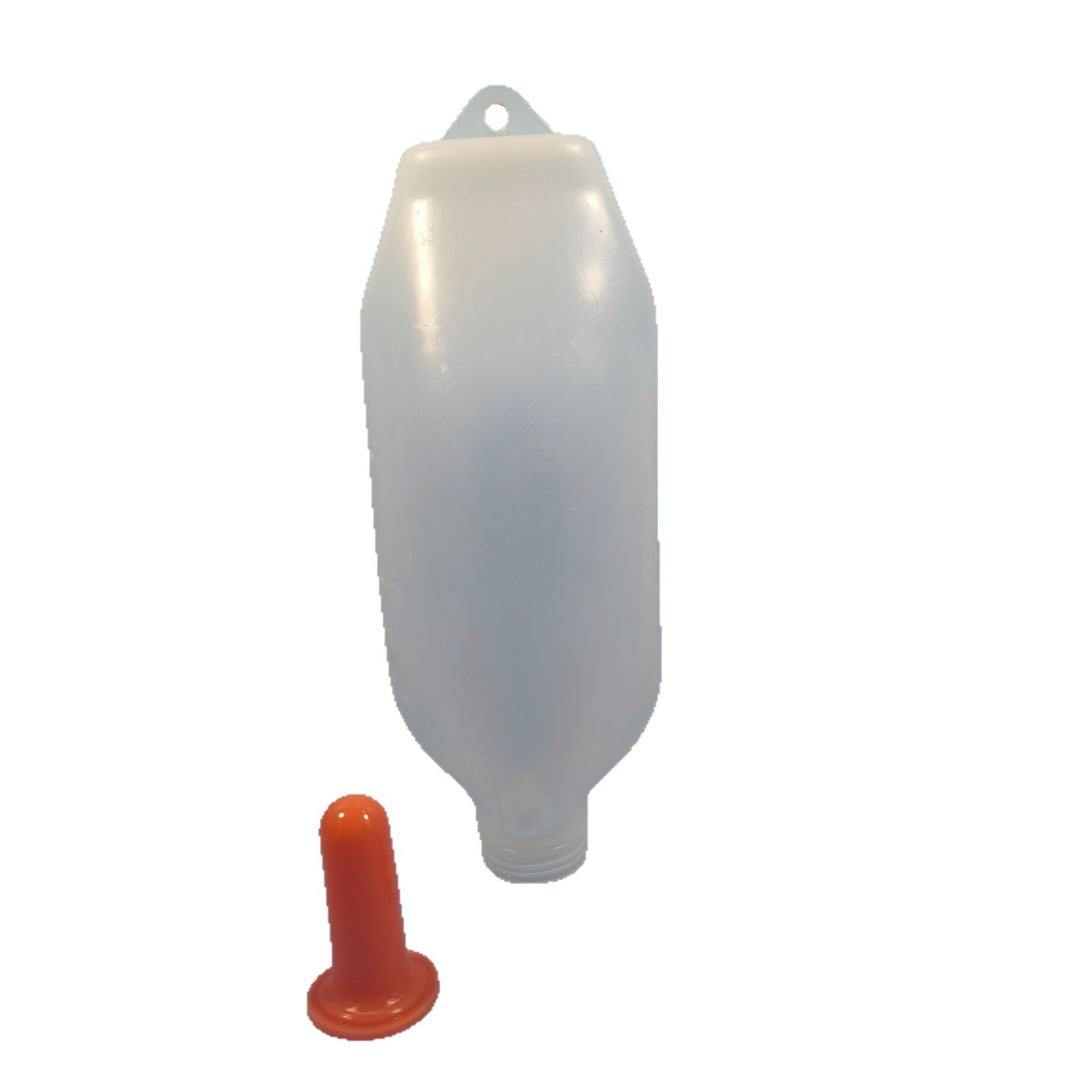 Botella de leche extrusible de 2,5 litros de 1,5 litros de botella de leche colgante de terneros para vacas alimentando, llenando y llenando