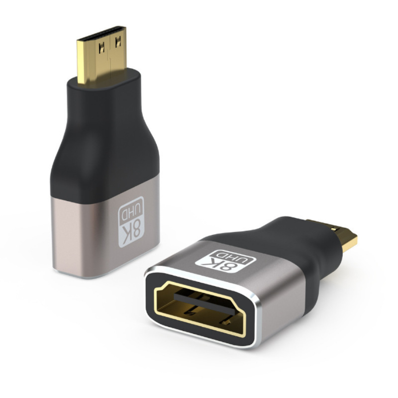 8K60hz 超高精細 HDMI アダプターからミニ/マイクロ 90 度オス - メス HDMI 延長ケーブル アダプター|undefined