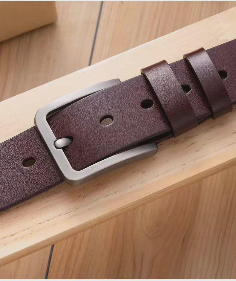 Men's pin buckle belt Korean style men's business middle-aged youth casual belt young men's denim belt factory direct sales