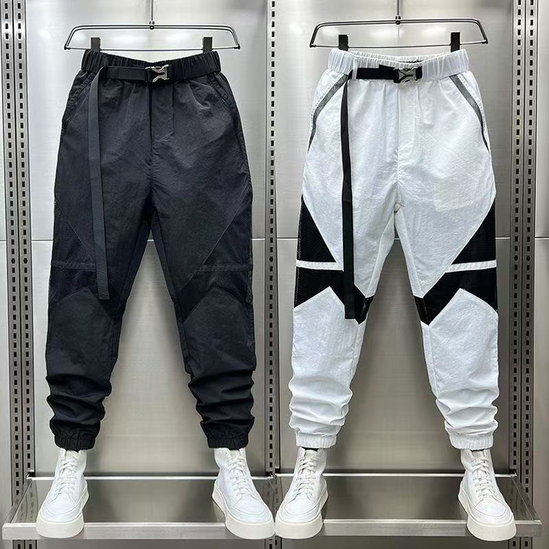 Thin two-tone breathable summer trend fashionable trousers