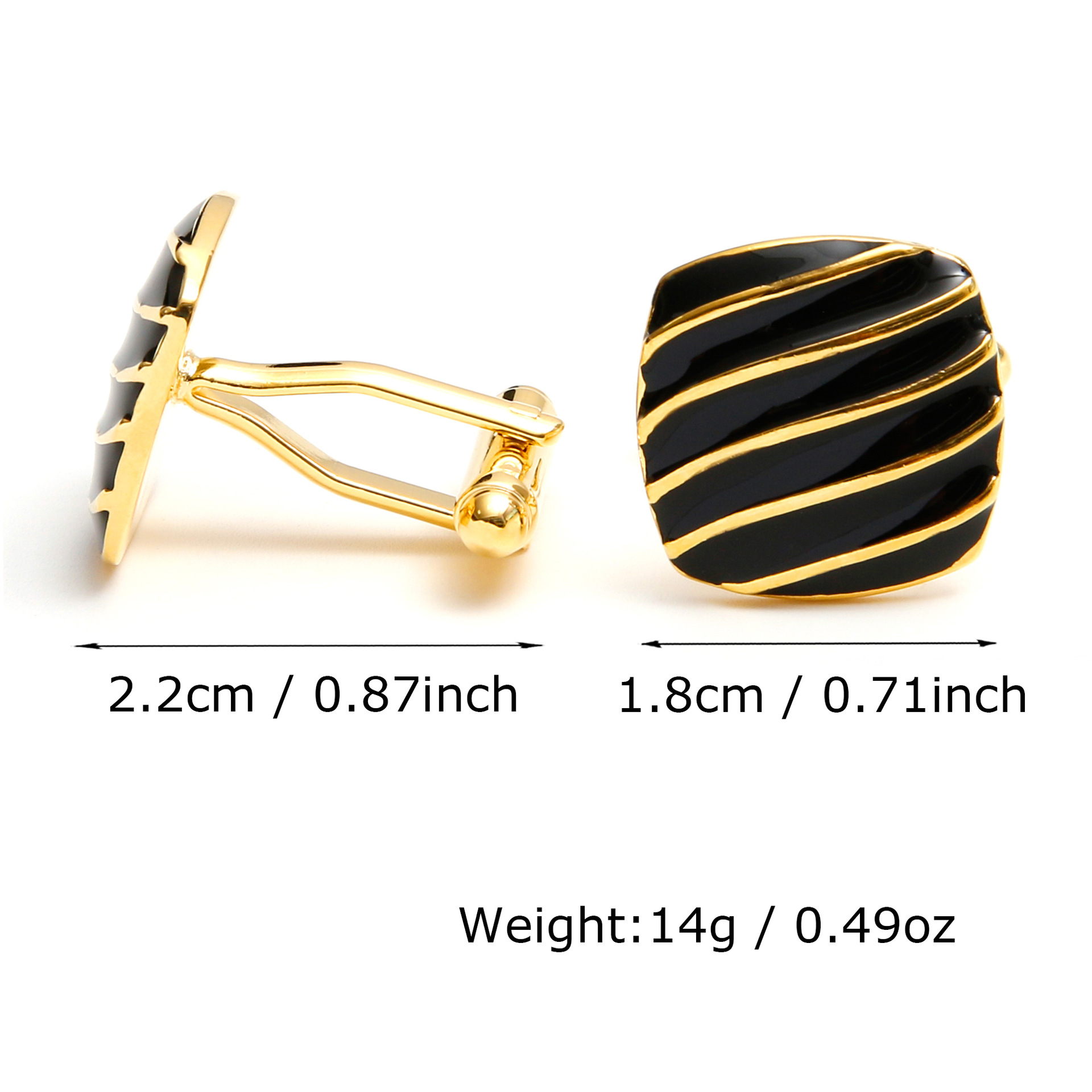 Gemelli da uomo quadrati in stile francese_voghion.com