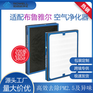 Suitable for blueair air purifier filter element 200/300 series high efficiency and low resistance activated carbon composite filter screen