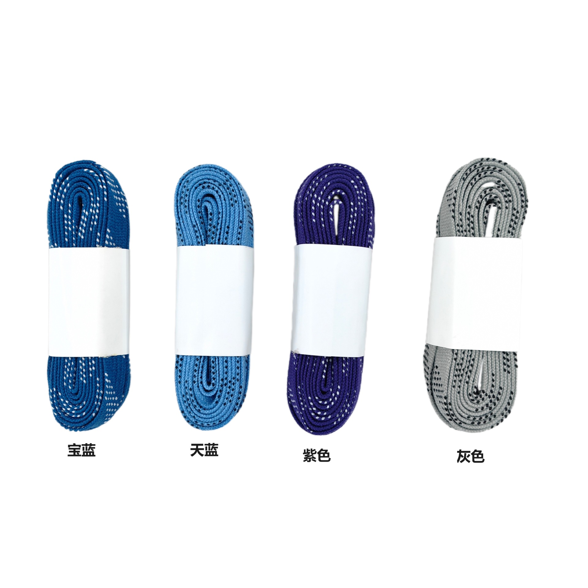 Ice Skate Laces Are Waxed, Five-Strand Ice Hockey Laces, Ice Skate Laces Are Waxed, Skating Laces in Various Colors, Outdoor Laces