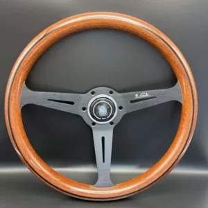 14inch ND Racing Modified Universal Classic Imitation Wood Beidouxing Langdi Jetta Pusan Retro Solid Wood Steering Wheel