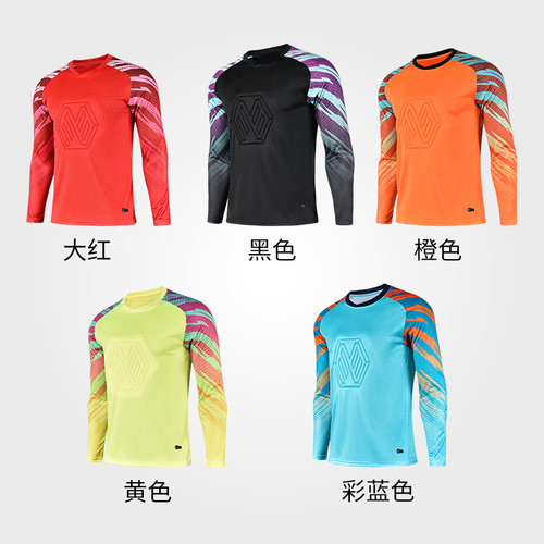New Soccer Goalkeeper Uniform Sport Set for Men Adult Soccer Jersey Training Children Class Competition Team Uniform Printing