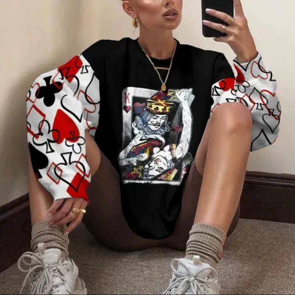 Sweatshirt, long-sleeve, 2023 collection, oversize