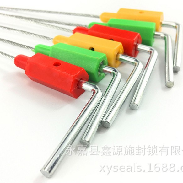 厂家直销铅 封塑料封条钢丝封条施封锁高保封条摇巴式钢丝封条封