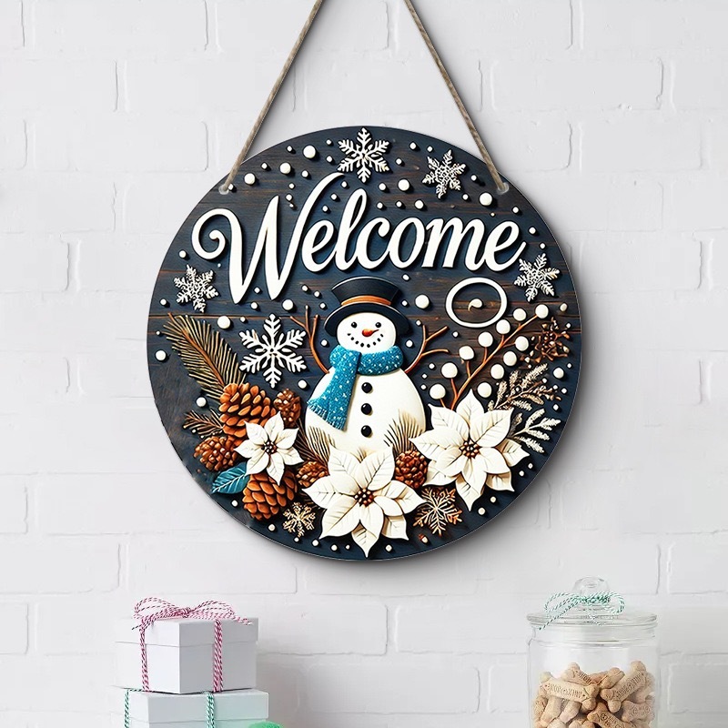 クロスボーダークリスマスクリエイティブ吊り下げ装飾木製工芸品ラウンドドアサイン木製吊り下げタグシリーズ 20Cmos 吊り下げ|undefined