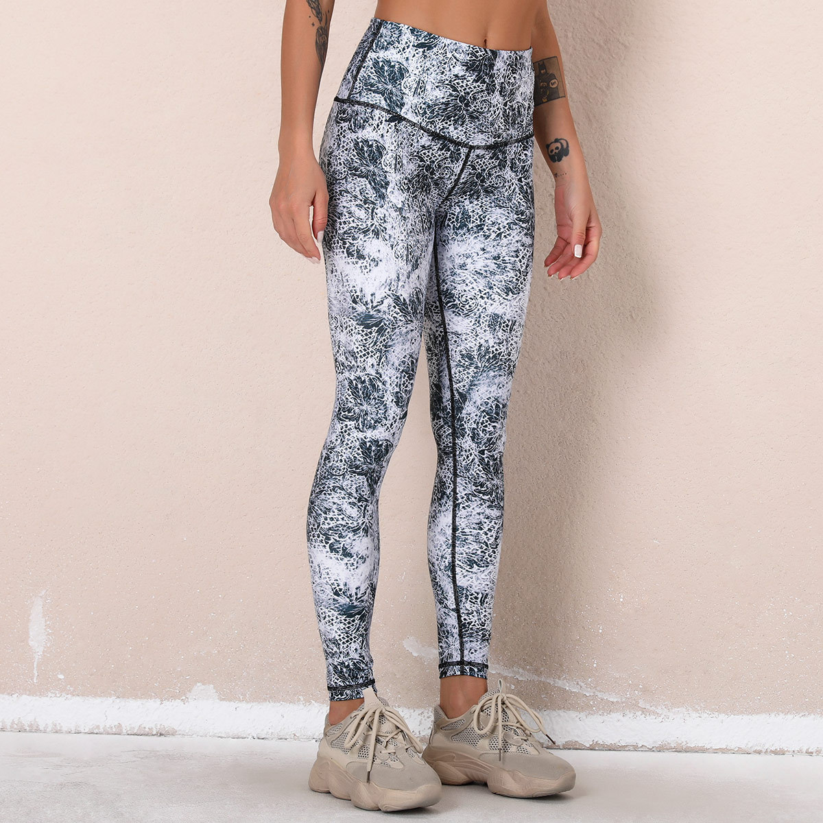 Fashion printing high waist legging NSLX47519