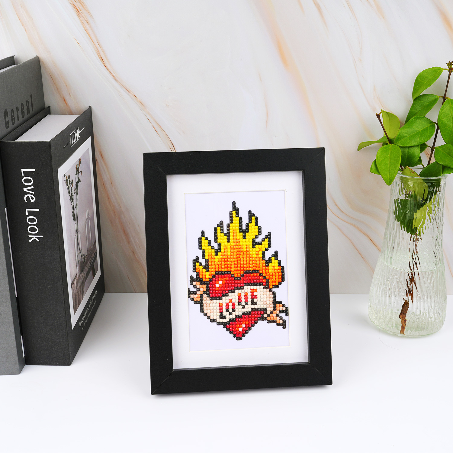 Estación independiente transfronteriza 5D pintura de diamante DIY5 * 7 pulgadas sin marco edición de tatuaje para niños colgar mural decoración conjunto completo