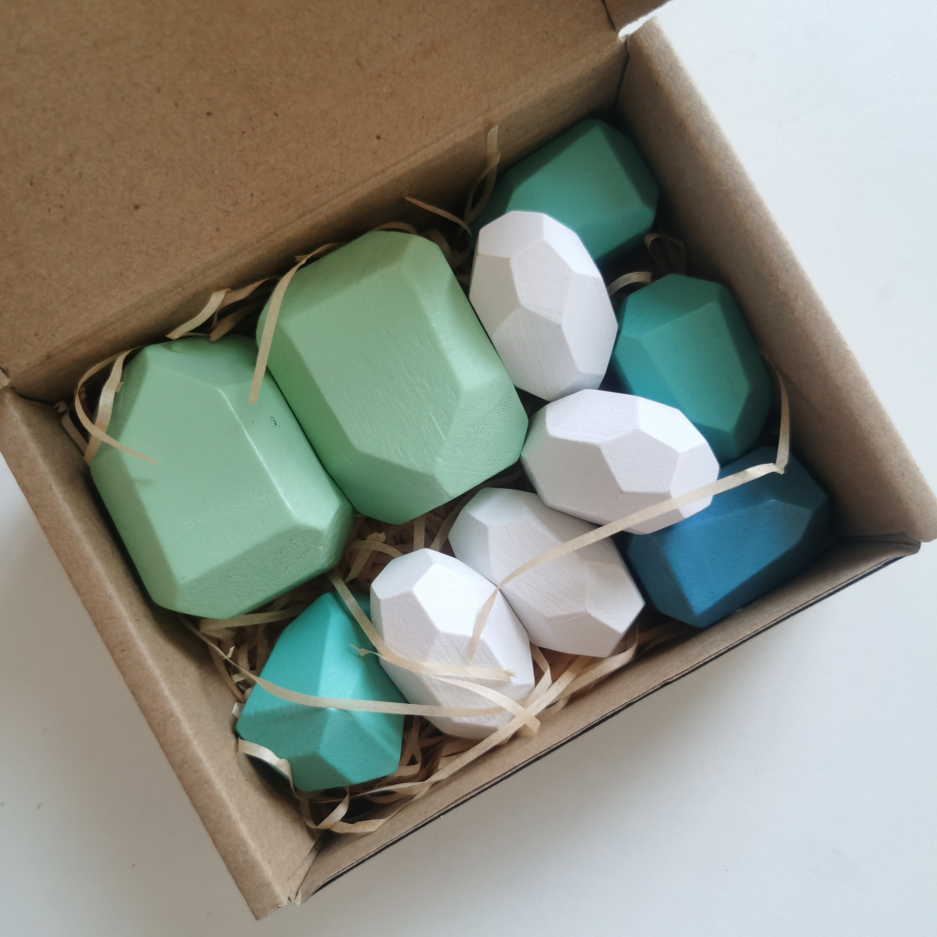 Weiweihu Juego de piedra apilada de color de madera Venta caliente transfronteriza de bloques de construcción de Jenga Juguetes educativos de entrenamiento de integración sensorial para niños