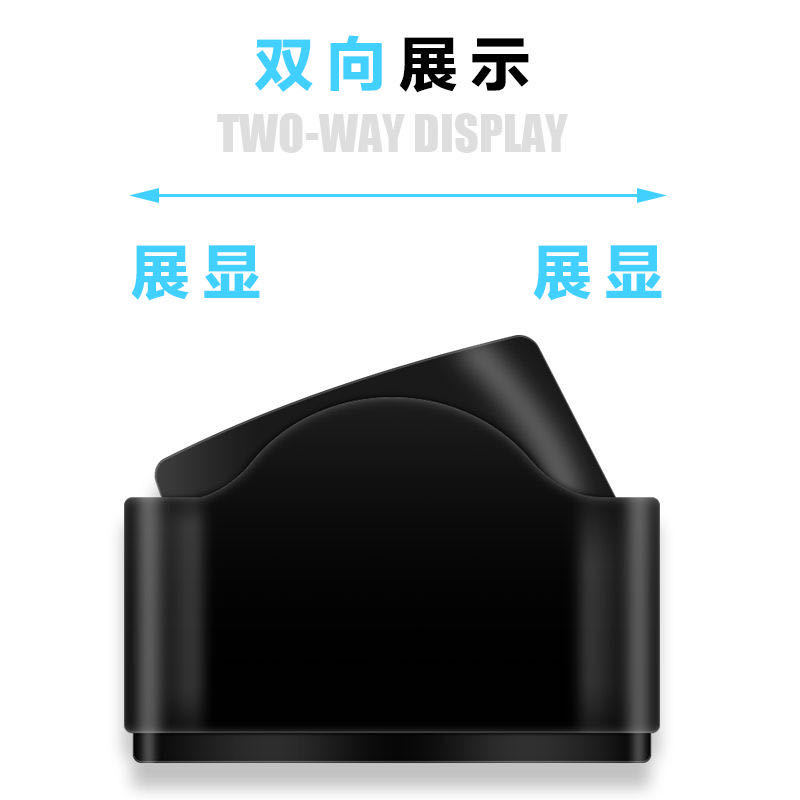 Double-number temporary parking phone plate car hidden mobile phone number holder car car decoration gift ornaments