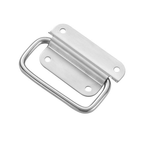 304 stainless steel folding handle industrial equipment box flight box tool box movable handle wooden box exposed handle
