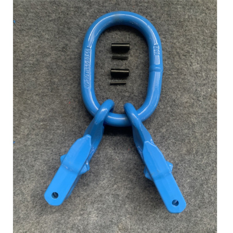 山东神力100级强力环双腿组合100级带羊抓钩强力环链条连接环