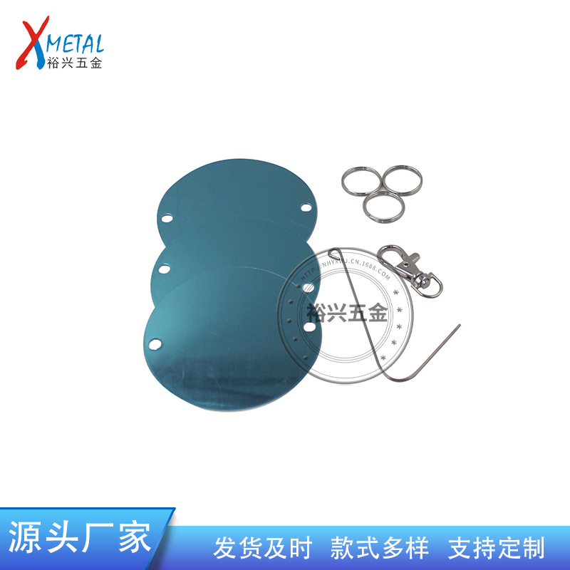 跨境批发果园户外反光家用阳台驱鸟 不绣铁镜面反光驱鸟圆片