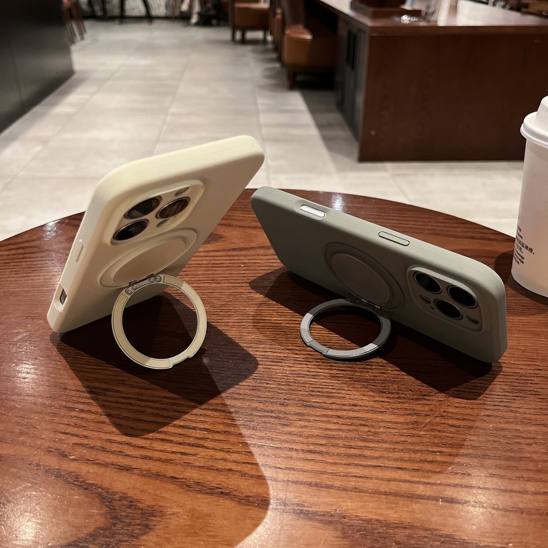 液态肤磁吸旋转支架适用iPhone16PROMAX手机壳苹果15马卡龙精孔14|undefined