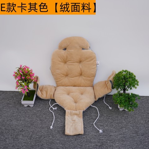 Caminar cojín de artefacto para niños V5V3 cojín de carro para niños engrosado otoño y invierno asiento infantil de algodón de pantorrilla