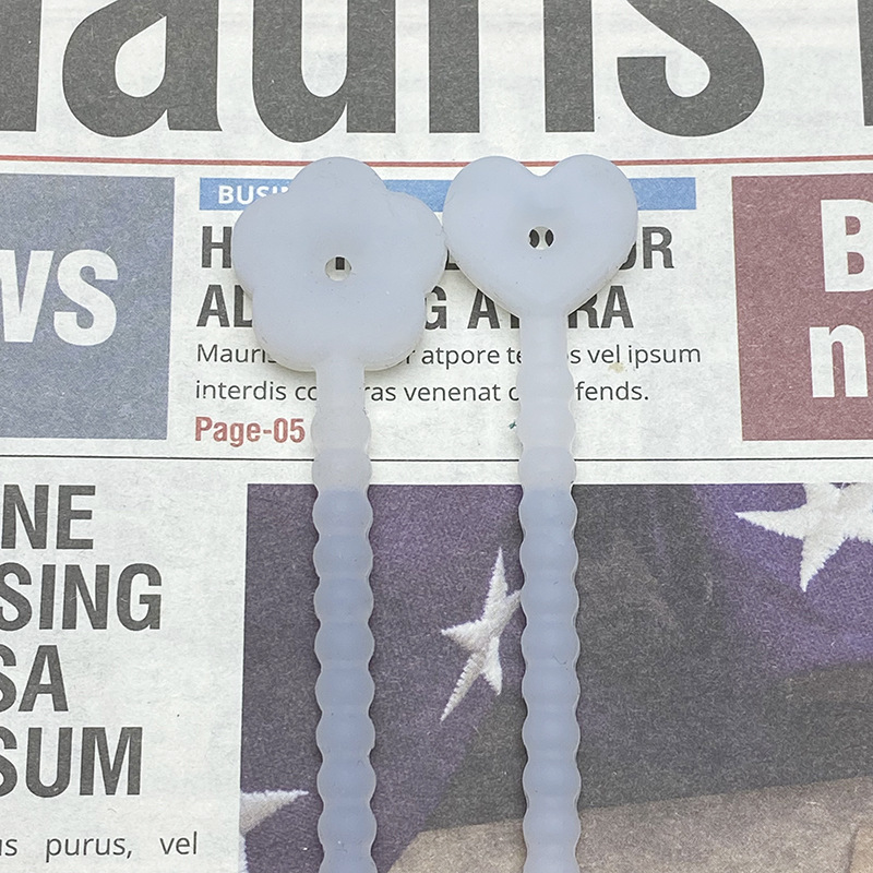 215mm plástico color correa de silicona DIY joyería caja ciega colgante Cordón de alambre de cuerda de alambre de la atadura de cables ofertas