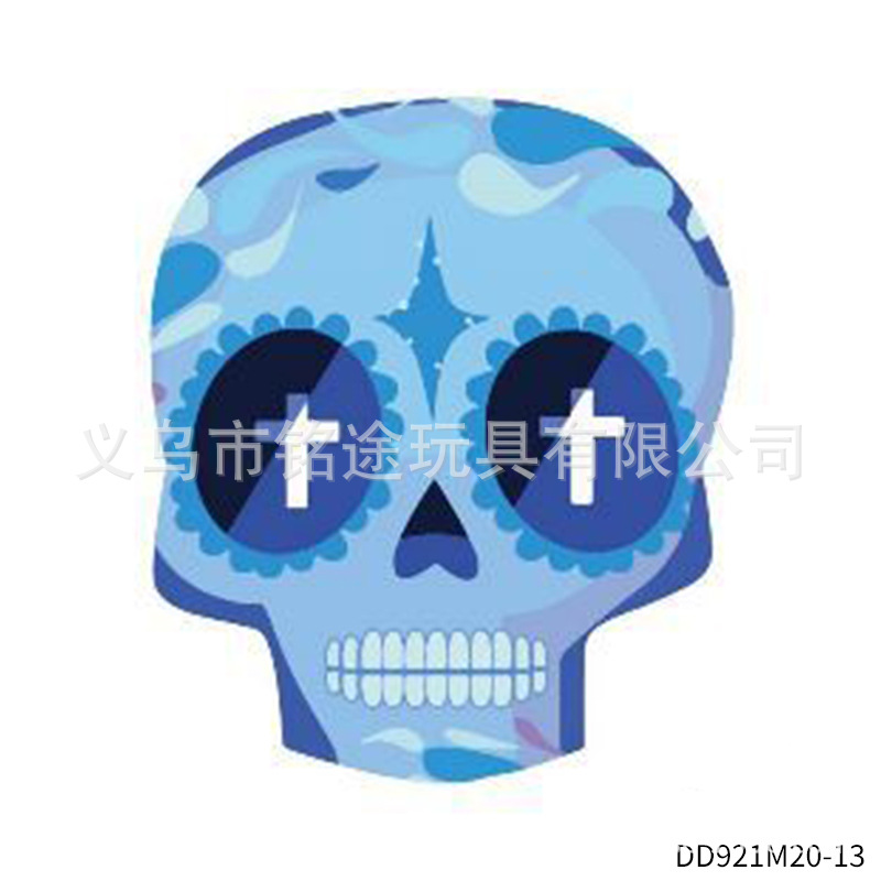 Suministros de fiesta de carnaval mexicano Día de los muertos Pegatinas de fiesta divertida para niños Accesorios de fotografía mexicana