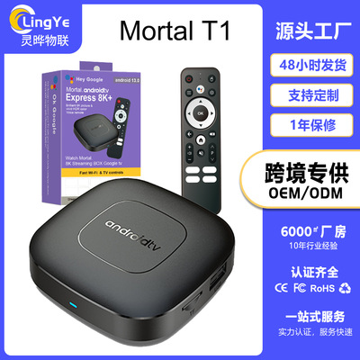 Внешняя торговля Mortal T1 Android сетевая приставка Quanzhi H313 Android TV Box голосовое дистанционное управление