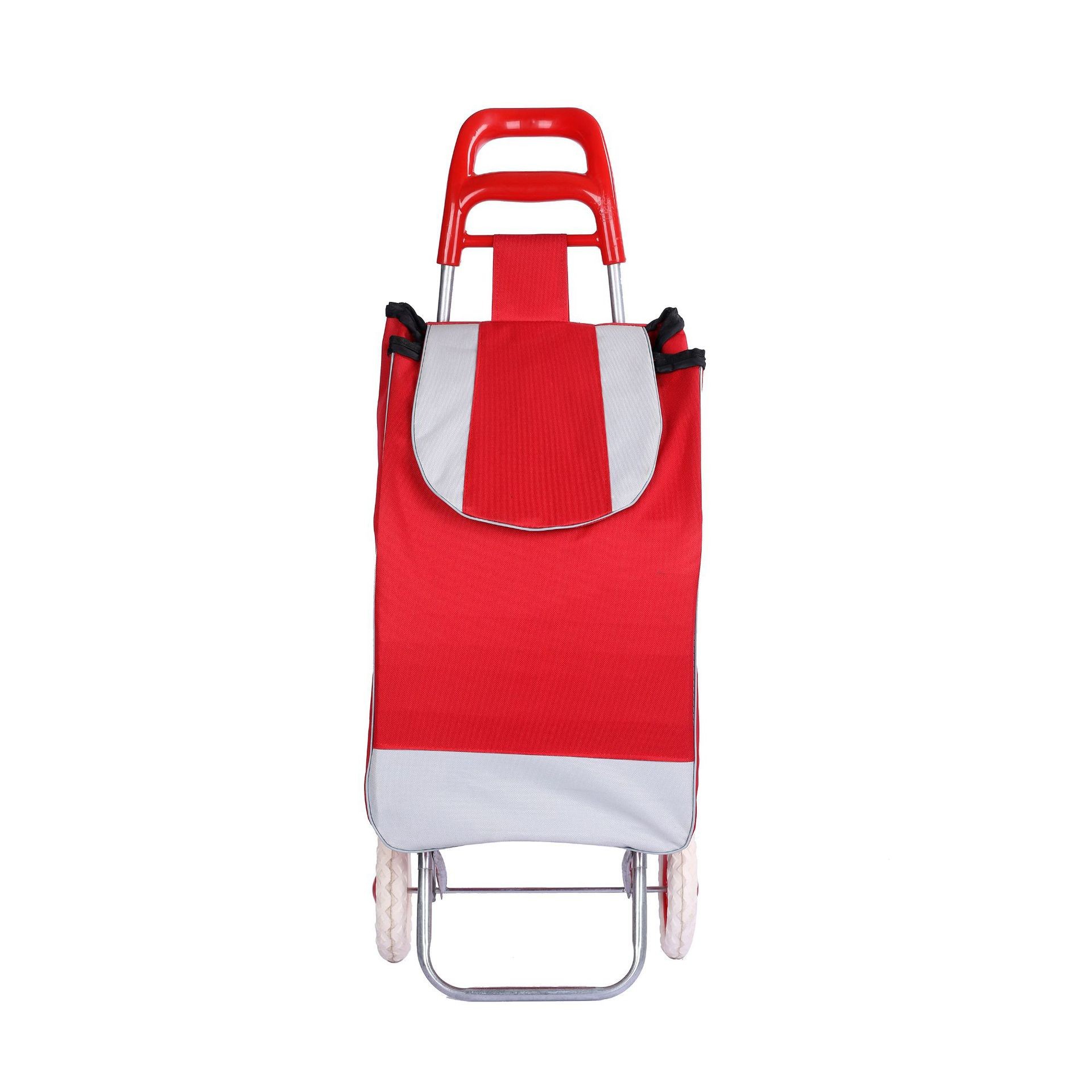 Carrito de compras de escaleras, pequeño carro de tracción de equipaje, carro de tracción de mano, remolque plegable portátil, carro pequeño