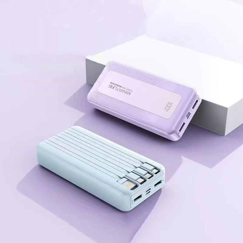 Ventas directas de fábrica Mini banco de carga de carga rápida Pantalla digital inteligente Fuente de alimentación móvil compacta Máquina de embarque portátil de gran capacidad