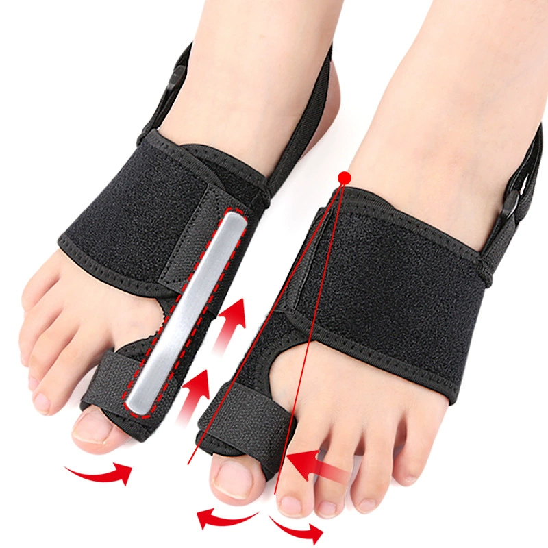 Big Thumb Valvular Orthosis Big Foot Bone Toe Overlapping Toe Splitter Adjustable Day and Night Toe Fixing Strap