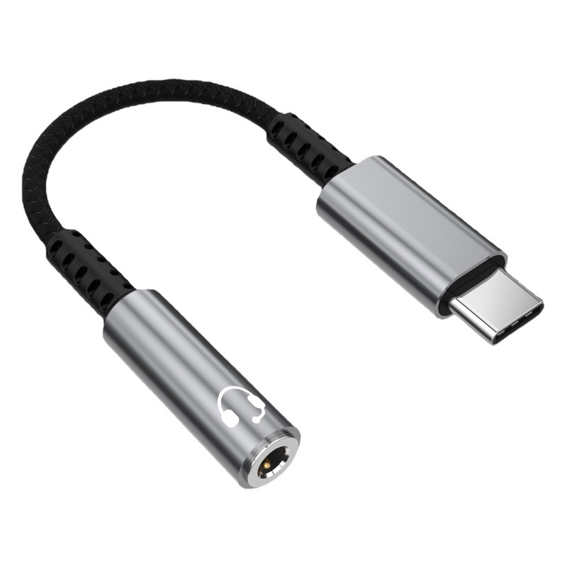 Adaptador de auriculares Typec a 3.5 transfronterizo para Apple 16 cable de audio chip de decodificación DAC cx31993