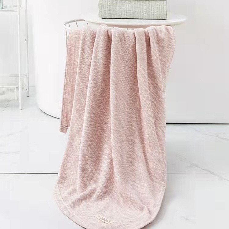 Wholesale Gold Cotton Nurse Plus Bath Towel MZ3133 Cotton Ecological Grade Cotton Linen Bath Towel Soft Absorbent