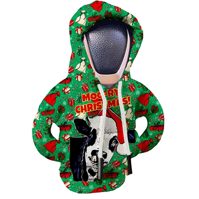 gear shift cover, Sürətlər qutusu və əl tormozu başlıqları - cow-christmas
