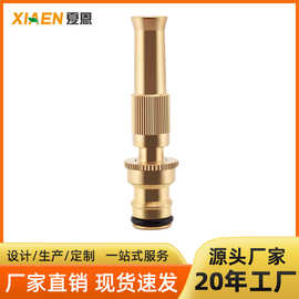 工厂直供家用奶嘴喷头园林浇花水枪神器铜直喷水枪洗车高压水枪头