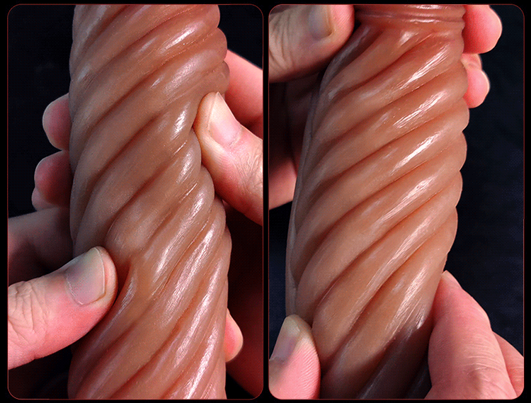 Jiuai Simulated Silicone Dildo Gun Machine, Brown Liquid Silicone Adult Toy — detail image 6