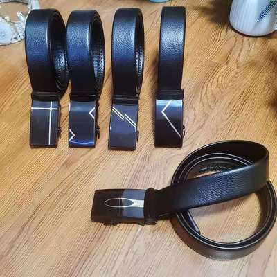 韩版皮带男 亚克力时尚商务腰带 男士皮带自动扣