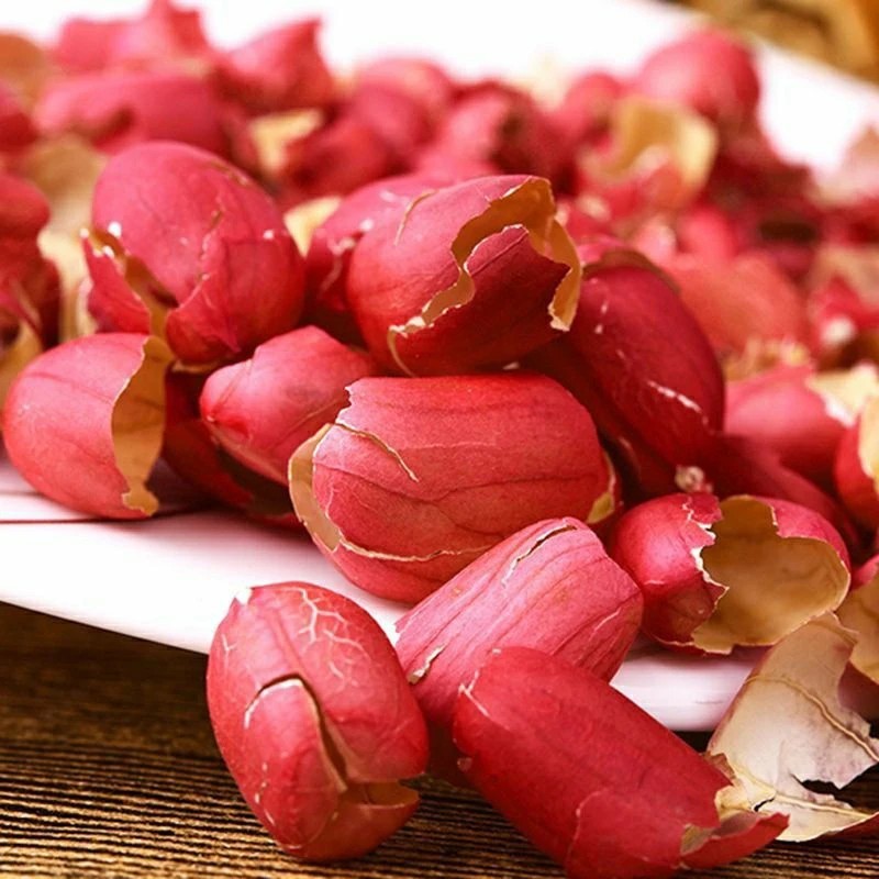 Peanut Seed Coat 500g Hua Sheng Yi Red Skin Dried Traditional Herb for Tea and Decoction specifications