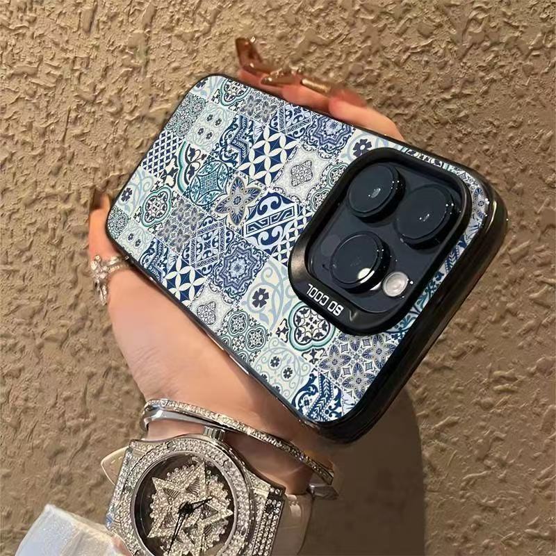 Nuevo tótem para iPhone 16 funda para teléfono móvil Apple 15promax/14/13pro personalidad 12 Europa y América 11x