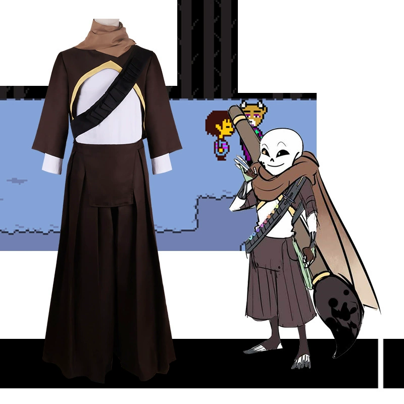 Хэллоуин косплей Undertale Undertale ink!Sans косплей аниме костюм полный комплект