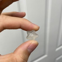 摆摊批发直播天然玛瑙玉髓小星星DIY吊坠项链配饰迷你型儿童挂件