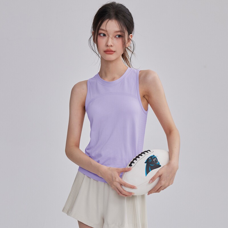 Thin Quick-Drying Yoga Clothing Fitness Vest for Women, Elastic Slimming Running Training Sleeveless Sports Outdoor Top