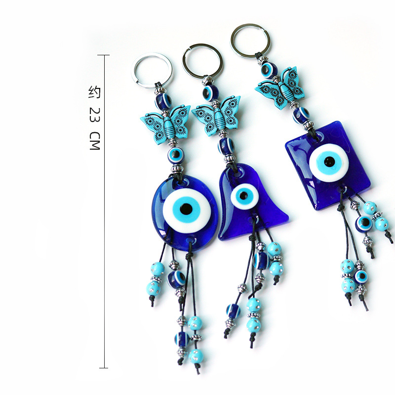 Ethnic Style Eye Butterfly Glass Jewelry Accessories display picture 1