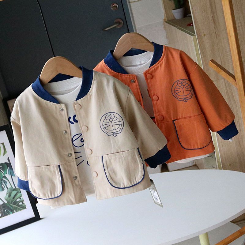 Boys' double-layer jacket, spring 2025 new children's clothing, baby autumn jacket, toddler autumn top, lightweight style Boys' double-layer jacket, spring 2025 new children's clothing, baby autumn jacket, toddler autumn top, lightweight style