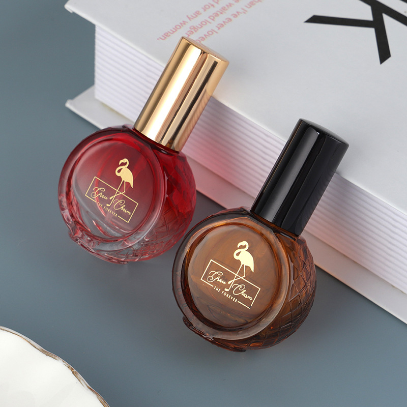 10ML新款火烈鸟车轮香水瓶  便携玻璃喷雾瓶   化妆水分装瓶现货