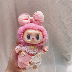 仅衣服] 一/二代挂件Labubu衣服拉布布坐坐派对娃衣春天夏天套装