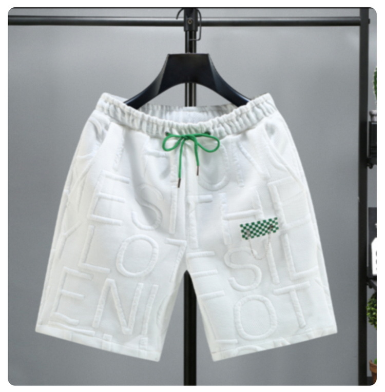 Sommerliche, lässige Hose für Herren, lose, viertelgestrickte Sanitärhose mit geradem Bein, trendiger und modischer Jacquard_voghion.com