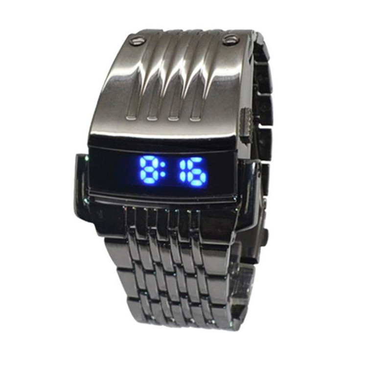 New Iron Man Led Electronic Watch Personality Male Fashion Robot Led Watch Manufacturer Spot Wholesale